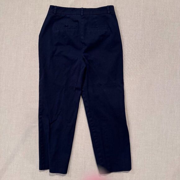 Boden Women’s Navy Cropped Dress Pants Size 6R Work Career Office Trousers - Picture 2 of 5